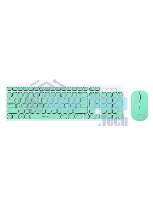 Комплект клавиатура+мышь Smartbuy (SBC-250288AG-WG) ONE 250288AG бело-зеленый