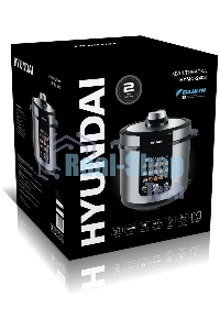 Мультиварка-скороварка Hyundai HYMC-2402 6л 1200Вт серебристый/черный