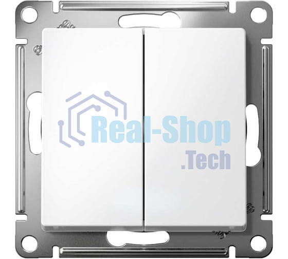Механизм выключателя 2-кл. AtlasDesign (сх.5) 10АХ бел. SchE ATN000151