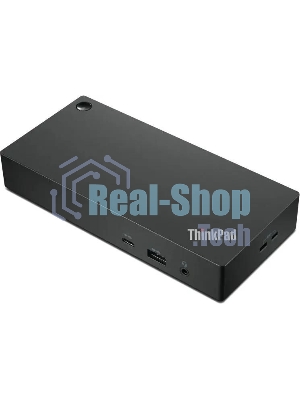 USB-концентратор Lenovo ThinkPad 40AY0090EU, USB Type-C, USB/USB Type-C/RJ-45/HDMI/DisplayPort/mini-jack 3.5мм, USB