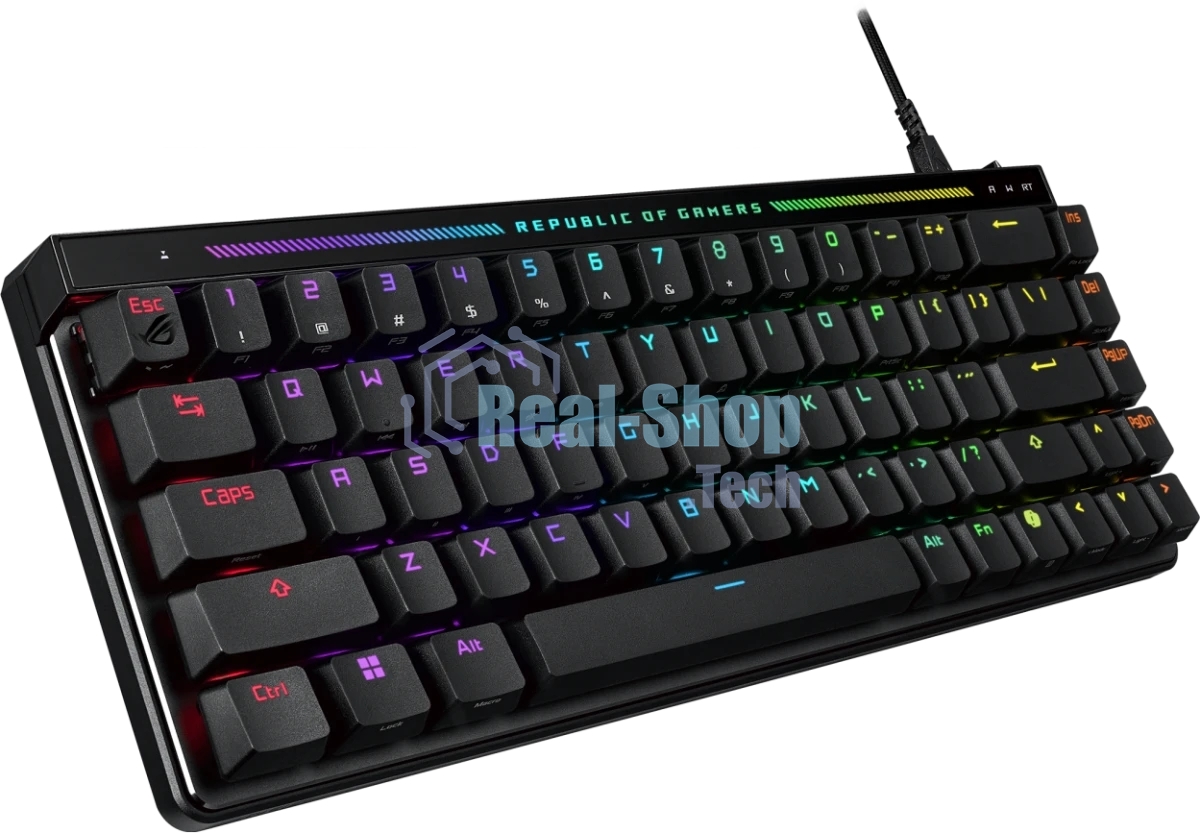 Клавиатура ASUS ROG Falchion Ace HFX проводная, USB Type-C, чёрный