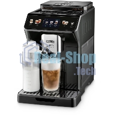 Кофемашина автоматическая DeLonghi ECAM450.55.G черный, исп. кофе - зерновой/молотый, 1.8 л, 1450 Вт, 19 бар