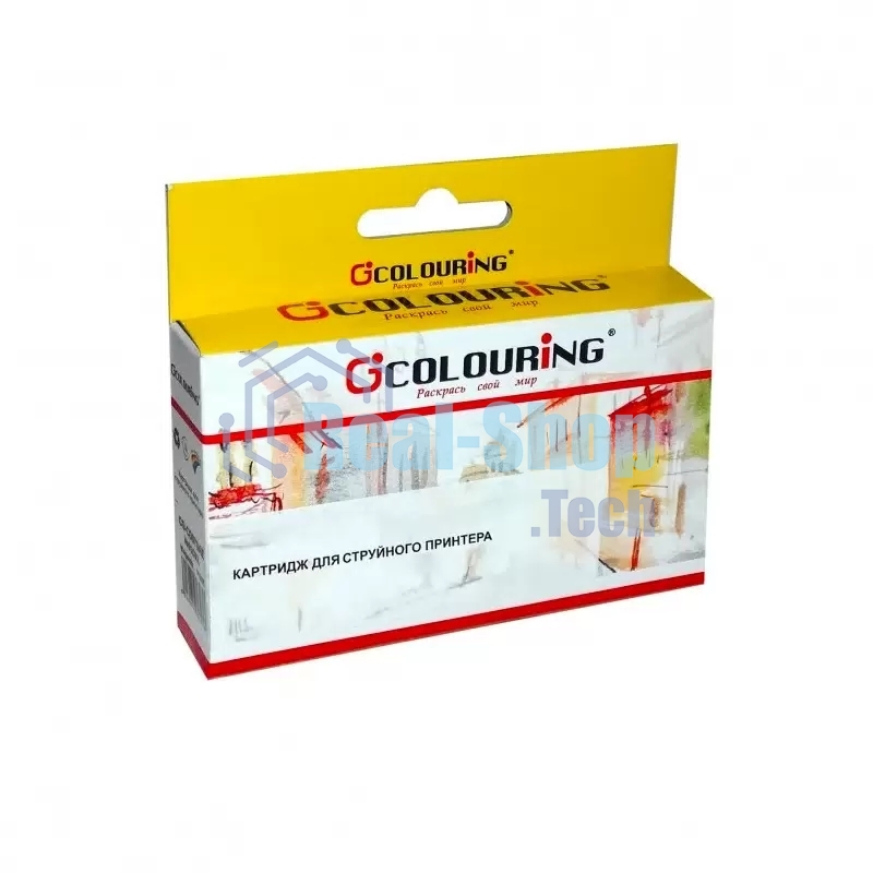 Картридж струйный Colouring CG-48140 черный водный для принтеров Epson Stylus Photo R200/R300/RX500