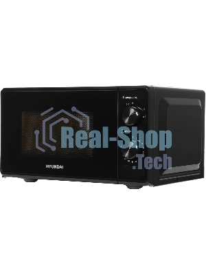 Микроволновая печь Hyundai HYM-M2045 черный, 20 л, 700 Вт, переключатели - поворотный механизм