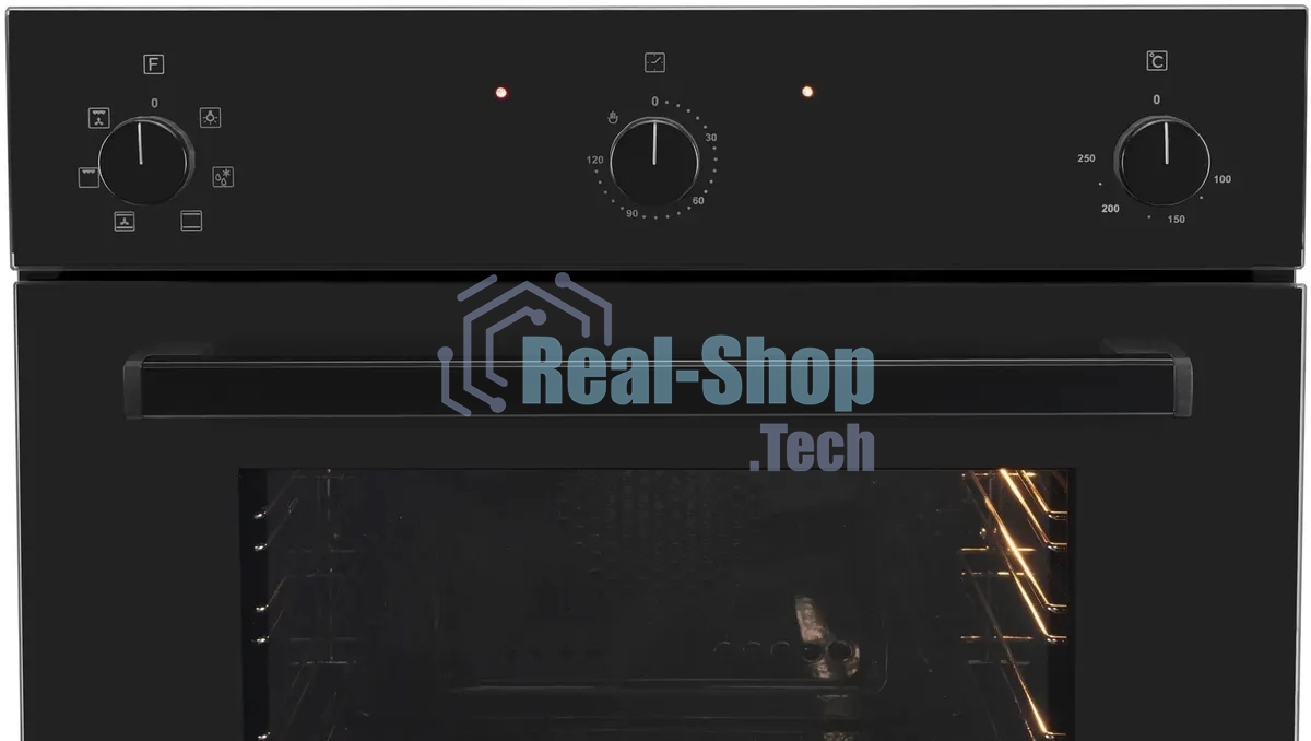 Духовой шкаф электрический Hyundai 6006.03 BG черное стекло