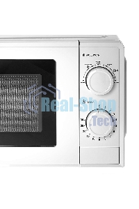 Микроволновая печь DELTA DL-84L20 белый, 20 л, 700 Вт, переключатели - поворотный механизм