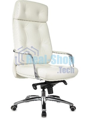 Кресло Бюрократ DAO/WHITE белый, кожа