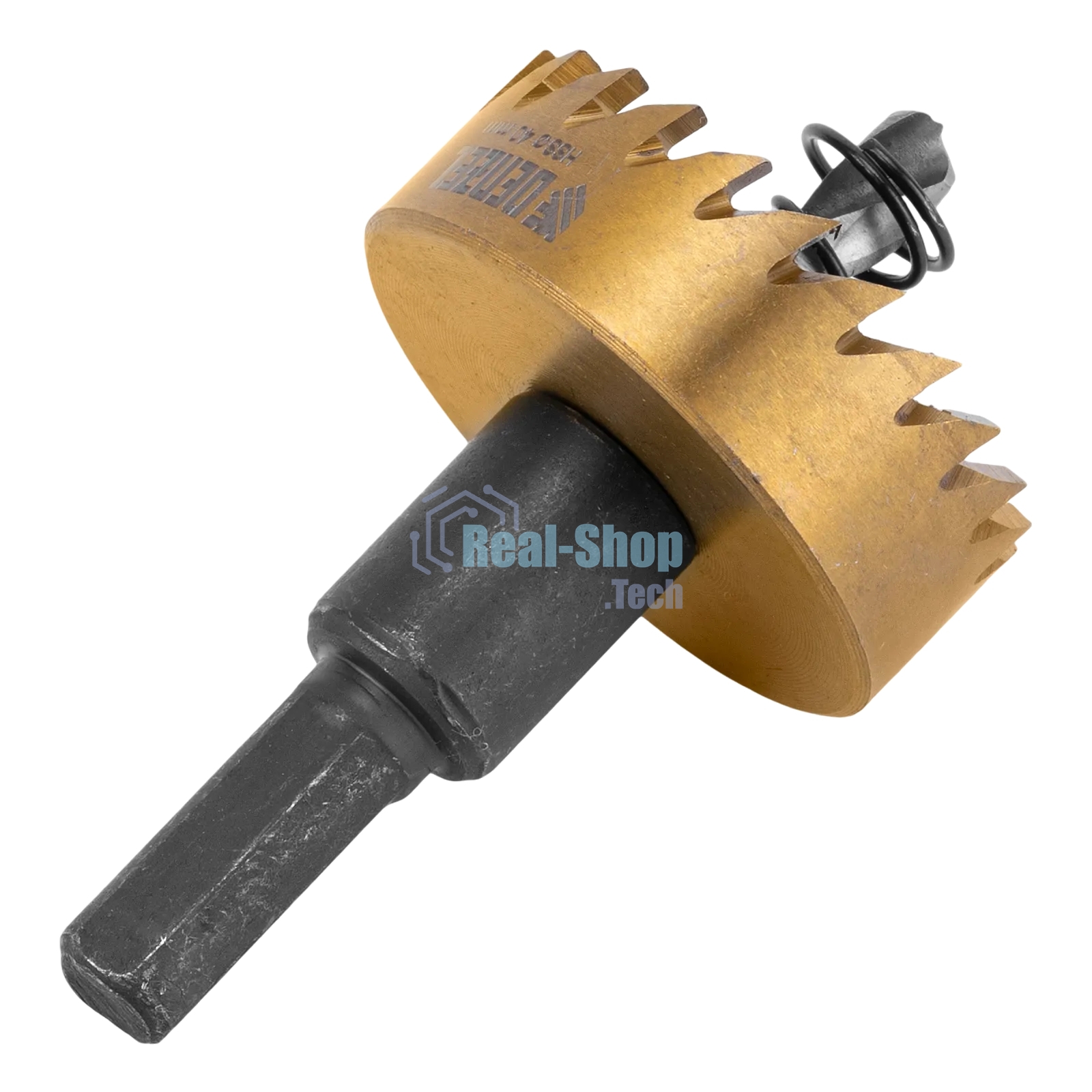 Коронка по металлу Denzel HSS, 40 мм, нитридтитановое покрытие