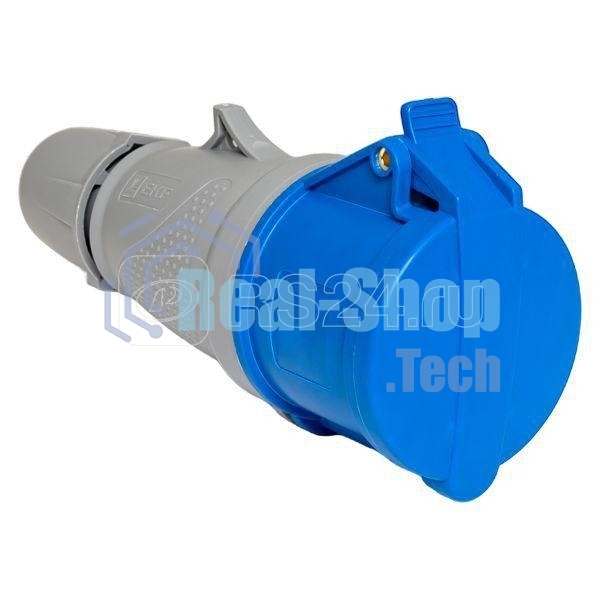 Розетка переносная 223 2P+PE 32А 220 В IP44 PROxima EKF ps-223-32-220-PRO