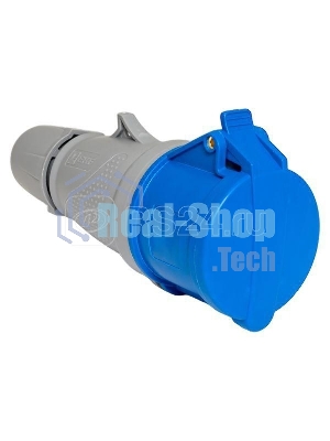 Розетка переносная 223 2P+PE 32А 220 В IP44 PROxima EKF ps-223-32-220-PRO