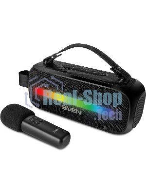 Колонка портативная SVEN PS-255 черный 12W 1.0 BT 3600mAh
