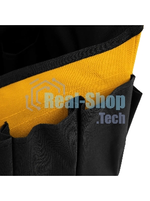 Переноска для инструмента Denzel 260х240х300 мм, 22 кармана, наплечный ремень