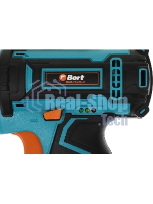 Дрель-шуруповерт Bort BAB-12x2Li-F, 12 В, 1,5 Ач, 36 Нм, щеточный