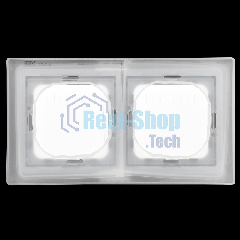 Рамка 2-местная IP55 Рпро-2-55-ФлА алюминий FLITE