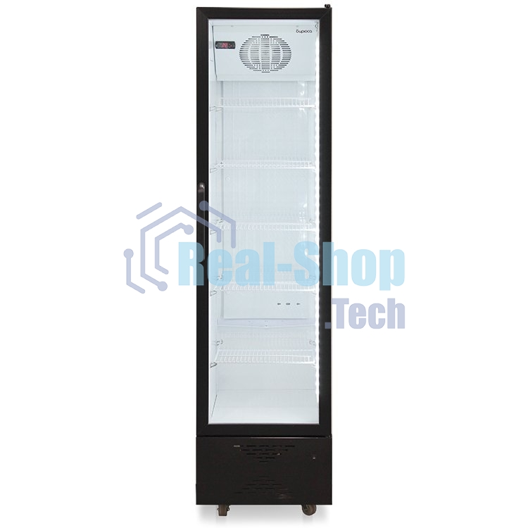 Холодильная витрина Бирюса Б-B300D черный однокамерный 345 л