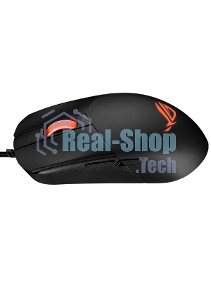 Мышь проводная ASUS P518 ROG STRIX IMPACT III черный, 12000 dpi, USB, кнопки - 5