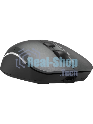 Мышь беспроводная A4Tech Fstyler FB26CS Air2 серый/черный, 2000 dpi, радиоканал, Bluetooth, USB, кнопки - 4