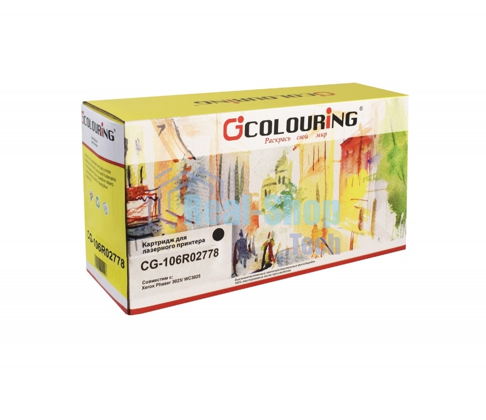 Картридж лазерный Colouring CG-106R02782 (2 шт по 3000 копий) для Xerox Phaser 3052/3260/WorkCentre/3215/3225/3052NI/3260DI/3260DN/3260DNI/3215NI/3225DNI