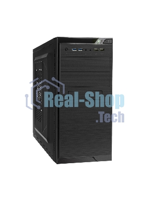 Компьютерный корпус Minitower ExeGate QA-412U Black, mATX, (XP450, Black, 120мм), 2хUSB+2хUSB 3.0, Audio