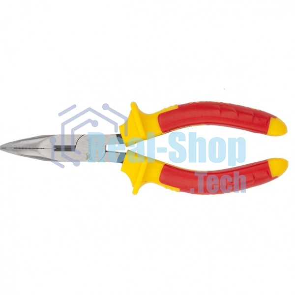 Длинногубцы Matrix изогнутые insulated 160 мм, двухкомпонентные рукоятки