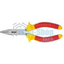 Длинногубцы Matrix изогнутые insulated 160 мм, двухкомпонентные рукоятки