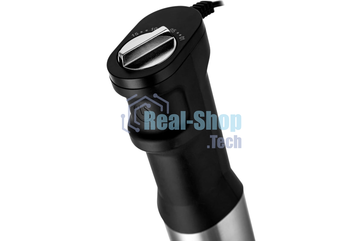 Блендер погружной BRAYER BR1266 черный/серый, 1500 Вт, 15 скоростей, турбо