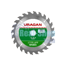 Диск URAGAN Fast 185x30/20мм 24Т, диск пильный по дереву