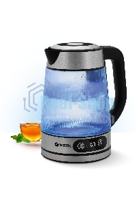Чайник электрический Vitek VT-8825 1.8л. 2200Вт прозрачный корпус: стекло