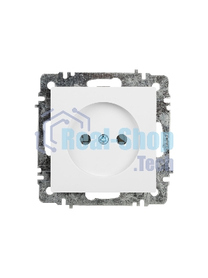 Розетка Intro Accent 6-201-01 2Р 16А-250В IP20 СУ AL/CU белый Б0063653