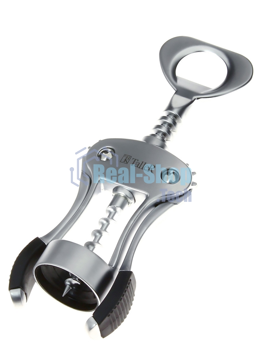 Штопор TalleR TR-65119 цинковый сплав, сталь, полимерный материал