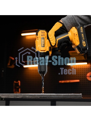 Сверло по металлу Denzel 6,5 мм, HSS-Tin, Golden Tip, 10 шт.