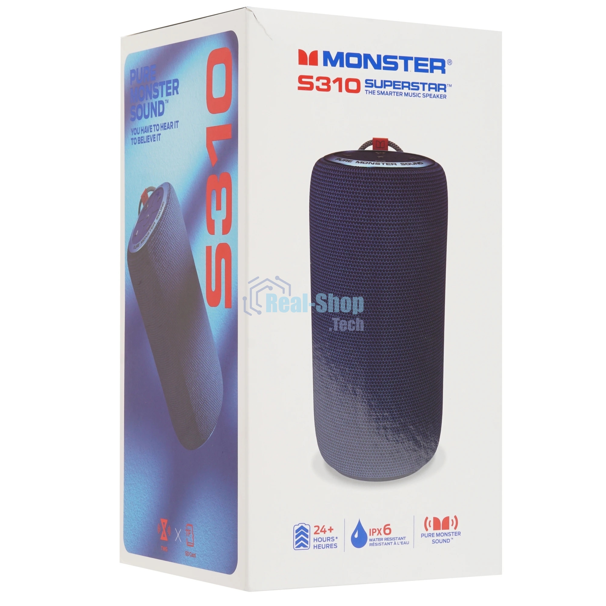 Портативная колонка MONSTER SUPERSTAR s310 (MS11902) синяя