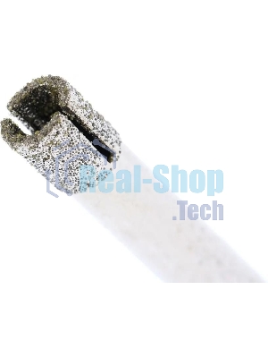 Сверло по стеклу и керамической плитке Сибртех 6 х 55 мм, цилиндр. хв