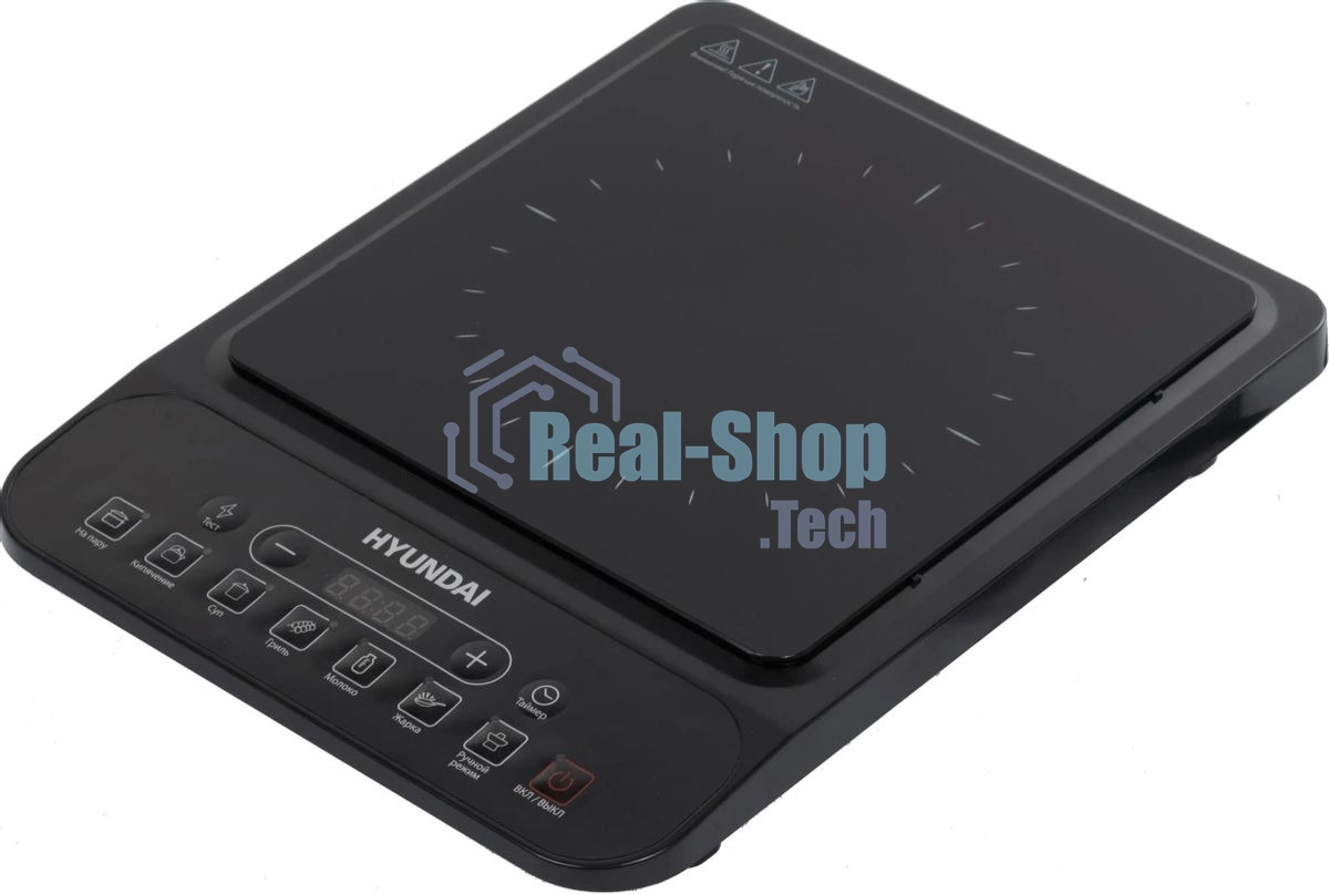 Плита настольная электрическая Hyundai HYC-0101 черный эмаль (настольная)