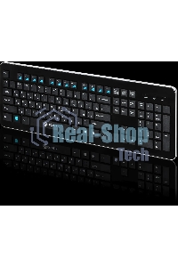 Клавиатура беспроводная Oklick 870S, USB, Радиоканал, черный