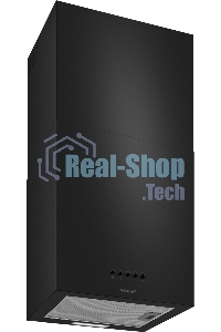 Вытяжка пристенная цилиндрическая Weissgauff Box 40 PB черный, 40 см, 900 куб. м/ч, 58 дБ