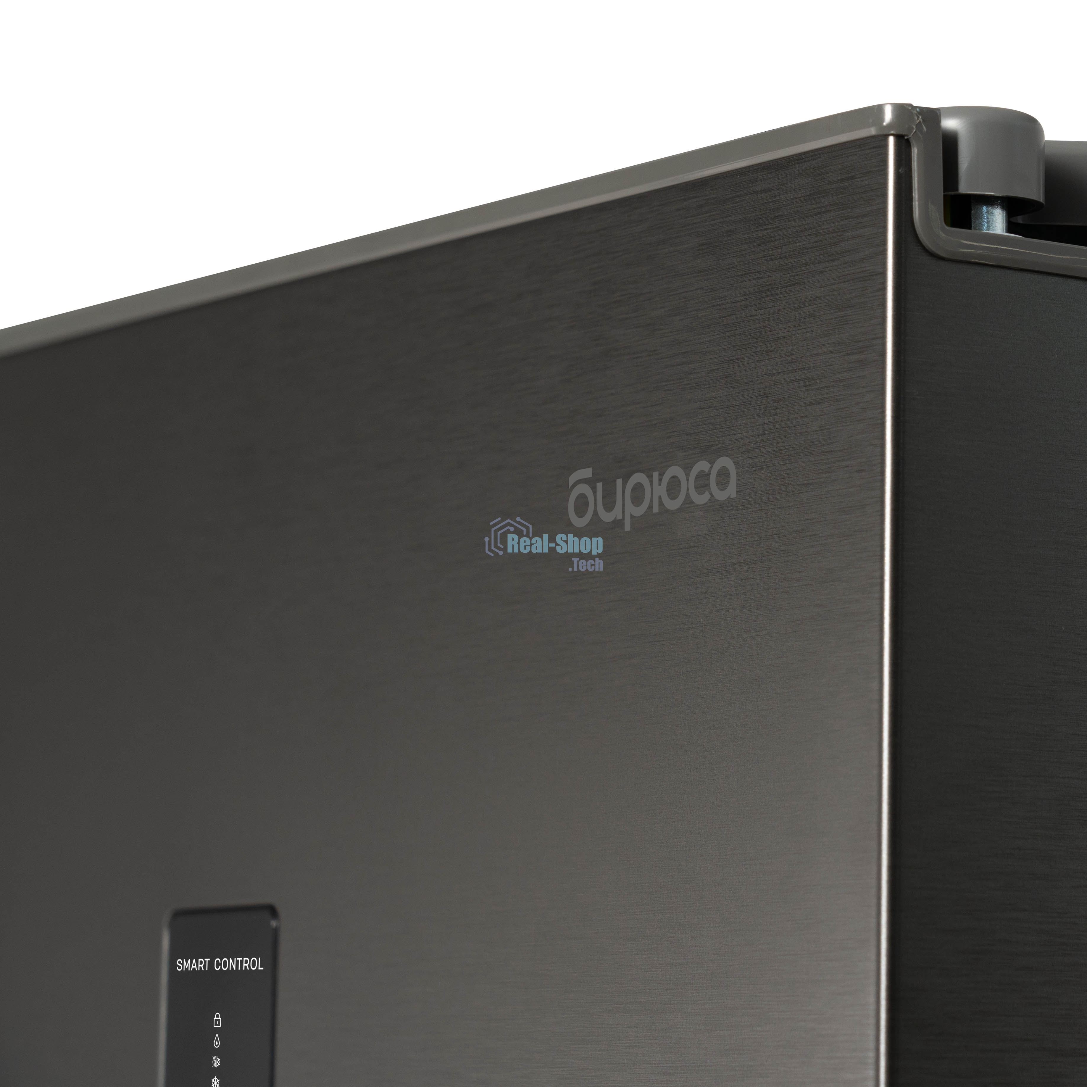 Холодильник Бирюса SBS 400 DI нержавеющая сталь двухкамерный 232/168 л морозилка слева, NoFrost, Side-by-side