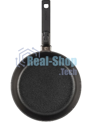 Сковорода Rondell Praline RDA-1565, 26см, съемная ручка, без крышки, коричневый