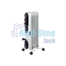 Обогреватель масляный MTX OCH-1000, белый, 1000 Вт, 15 м2, термостат