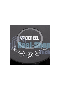 Тепловентилятор керамический Denzel DTFC-2000, 1000/2000 Вт, 20 м2, пульт, 3 режима, термостат