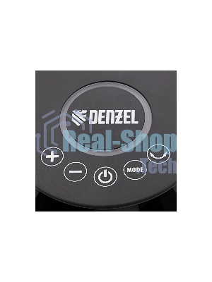 Тепловентилятор керамический Denzel DTFC-2000, 1000/2000 Вт, 20 м2, пульт, 3 режима, термостат