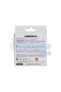 Лампа светодиодная GENERICA LL-T80-10-230-40-GX53-G T80 10Вт таблетка 4000К GX53 230В