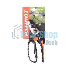 Секатор PATRIOT PAP-203, контактный, с наковаленкой, антифрикционное покрытие, ручка-петля, 203 мм