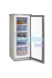 Морозильная камера Бирюса M414 металлик, 130л, 5 ящиков