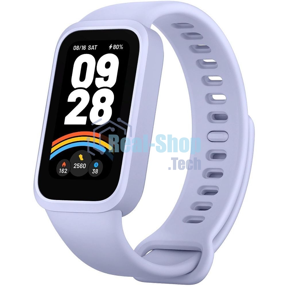 Фитнес-трекер Xiaomi Smart Band 9 Active TFT корп.:фиолетовый рем.:фиолетовый (BHR08L3GL)