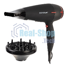 Фен Endever Aurora-472 черный, 2400 Вт, ионизация