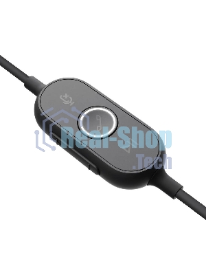 Гарнитура Logitech Zone Wired UC графит, проводная, USB-C, сертификация Microsoft Teams