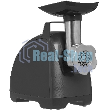 Мясорубка электрическая Moulinex ME682832 черный, 2000 Вт, 2.6 кг/мин, реверс, защита от перегрузки, насадки - 4