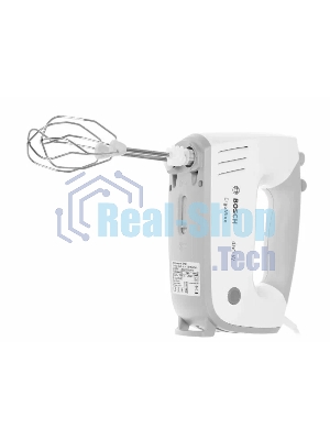 Миксер Bosch MFQ36460S белый/серый, ручной, 450 Вт, 5 скоростей