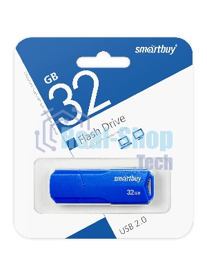 Флешка USB Smartbuy R/W 32Gb CLUE Blue (SB32GbCLU-BU)